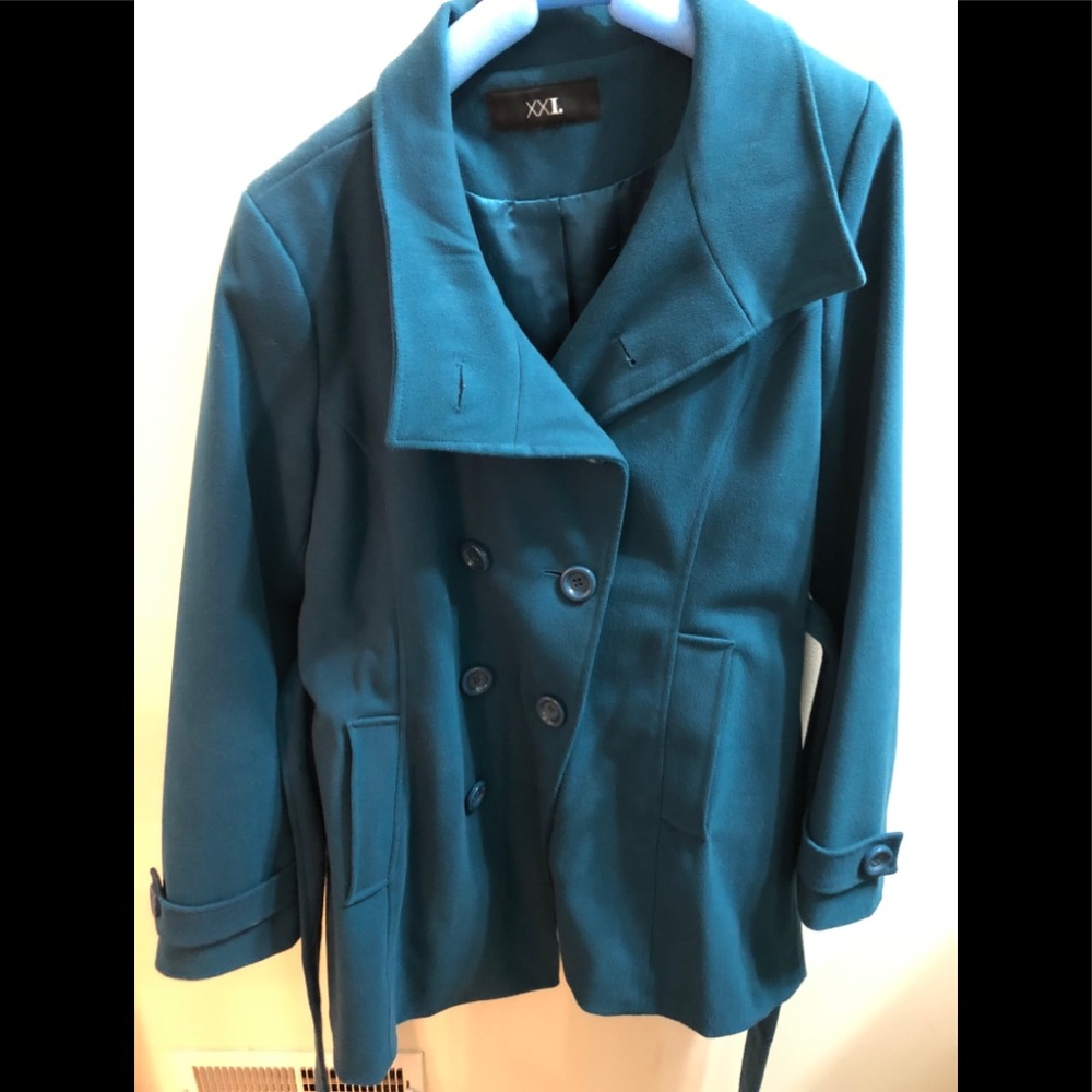 Blue Pea Coat